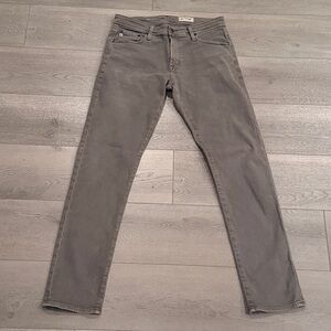 AG Adriano Goldschmied Men's Tellis Modern Slim Gray Jeans 32x33